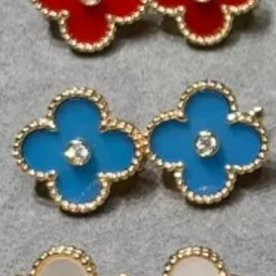 Rose gold Blue Agate