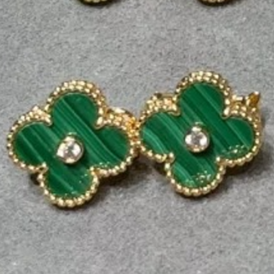 Rose gold malachite